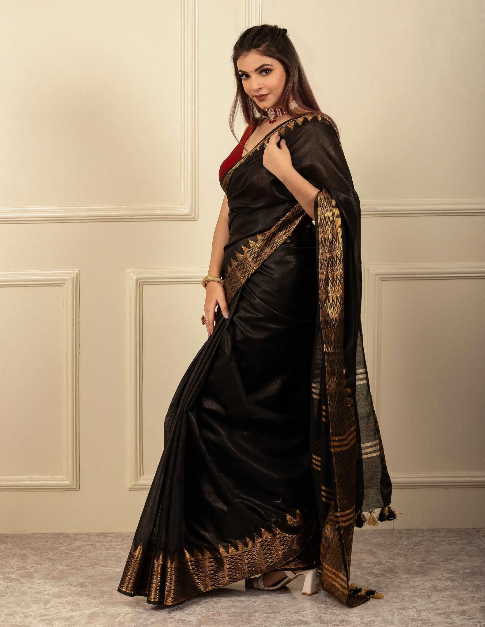 BLACK JEWEL | Kota Silk | Indidha Saree