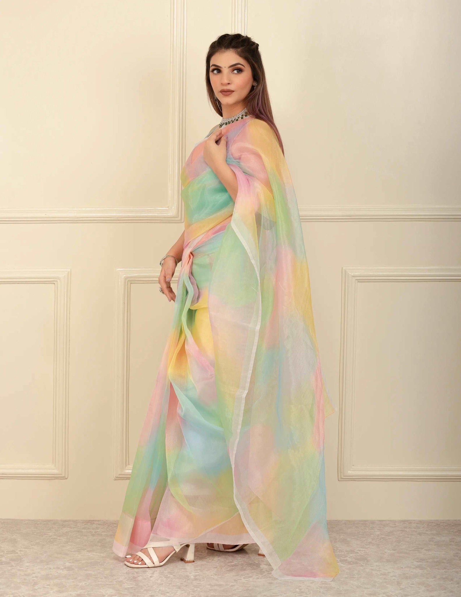 CRESCENT | Organza | Indidha Saree