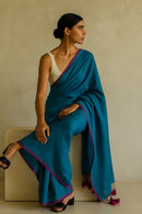Soft Clash | Handloom Mul Cotton  | Indidha Saree