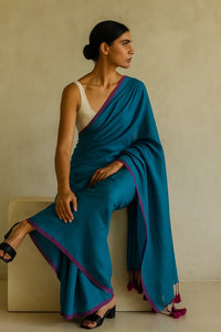 Soft Clash | Handloom Mul Cotton  | Indidha Saree