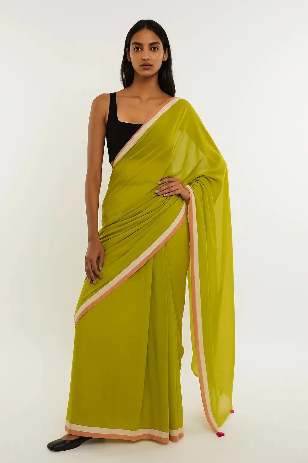MEADOW GLOW | Mul Cotton | Indidha Saree