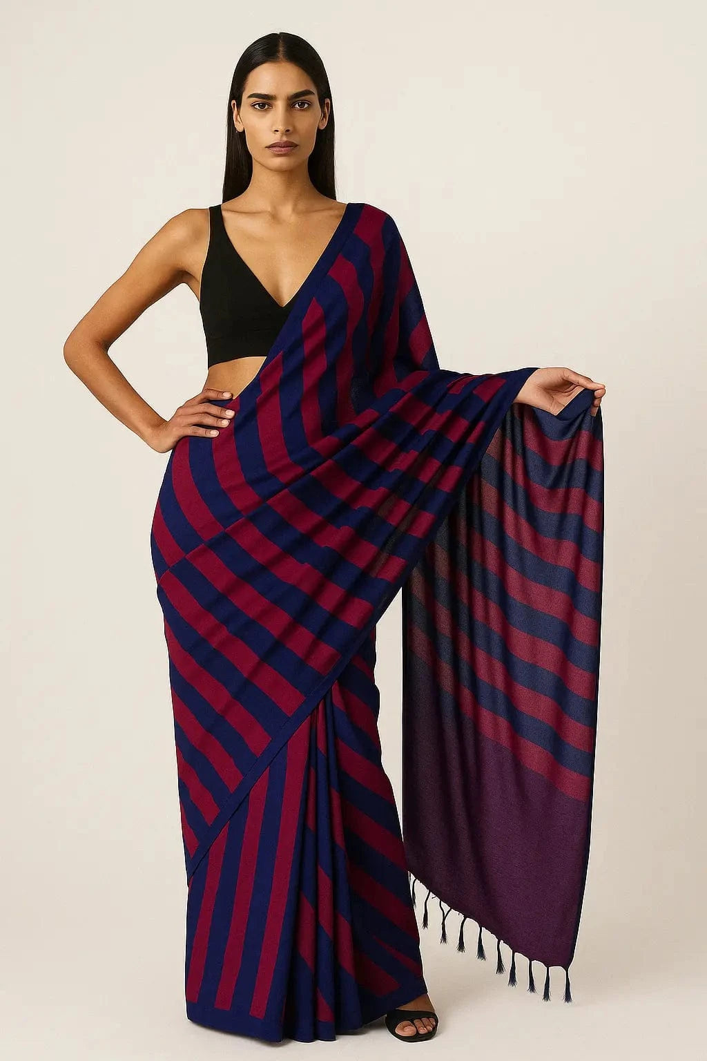 TATVA | Pure Cotton | Indidha Saree -  Buy Tatva Pure Cotton Saree at Indidha.com - Comfortable & Elegant  Shop the Tatva Pure Cotton Saree at Indidha. Designed for comfort and style, this saree offers timeless charm and is perfect for everyday wear.