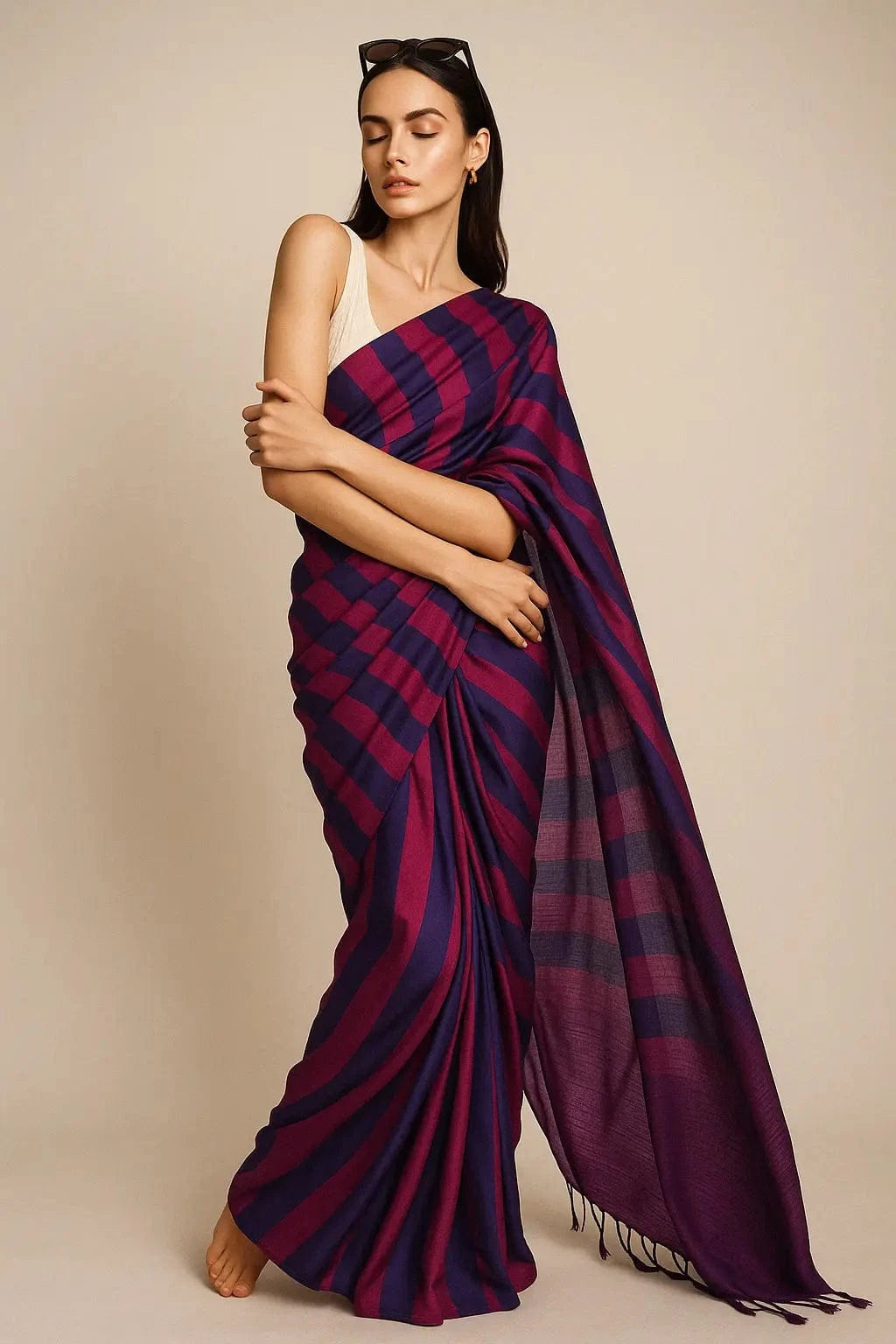 TATVA | Pure Cotton | Indidha Saree -  Buy Tatva Pure Cotton Saree at Indidha.com - Comfortable & Elegant  Shop the Tatva Pure Cotton Saree at Indidha. Designed for comfort and style, this saree offers timeless charm and is perfect for everyday wear.