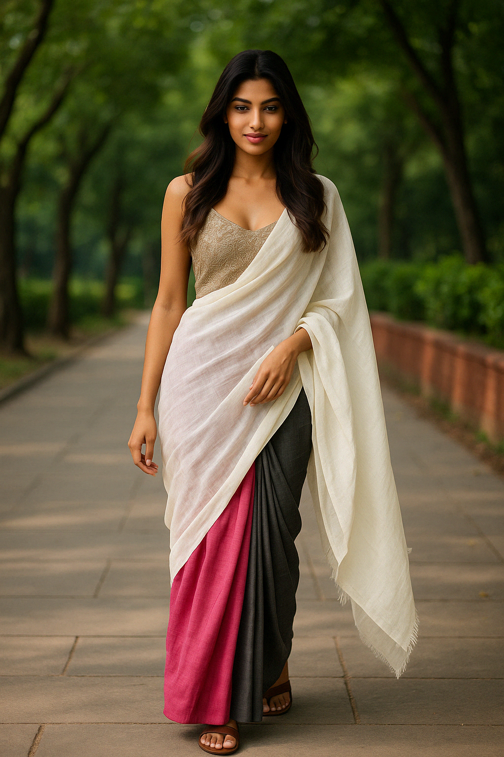 JADE KI DHOOP | Cotton | Indidha Saree