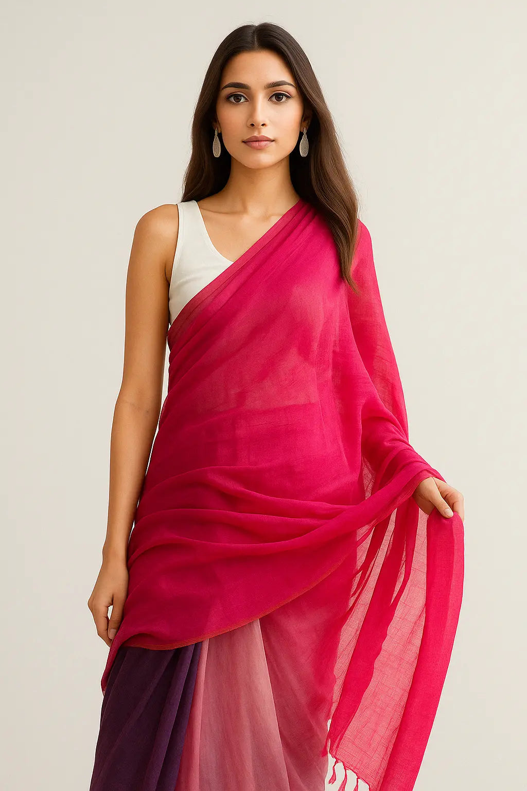 JADE KI LALI | Cotton | Indidha Saree