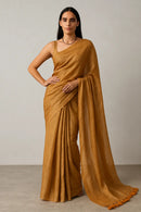 GLIDED GOLD | Linen Tissue | Indidha Saree -  Buy Glided Gold Saree online at Indidha  Shop the Glided Gold Saree at Indidha. Rich in texture and color, this saree offers a luxurious and grand look for your special events.