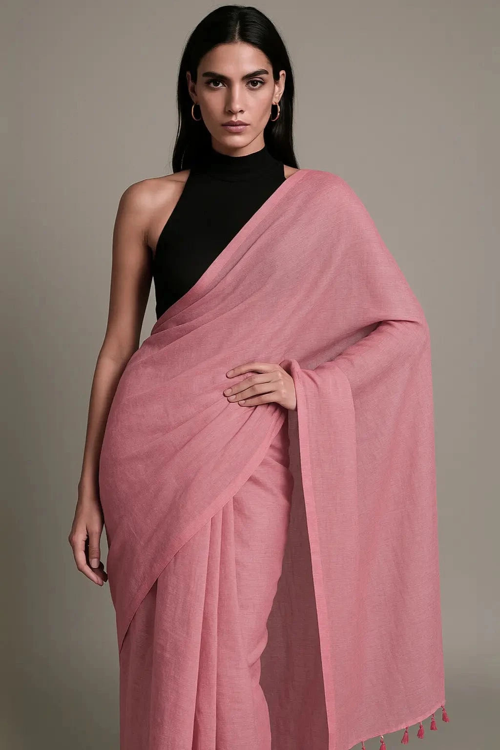 DUSTY ROSE | Mul Cotton | Indidha