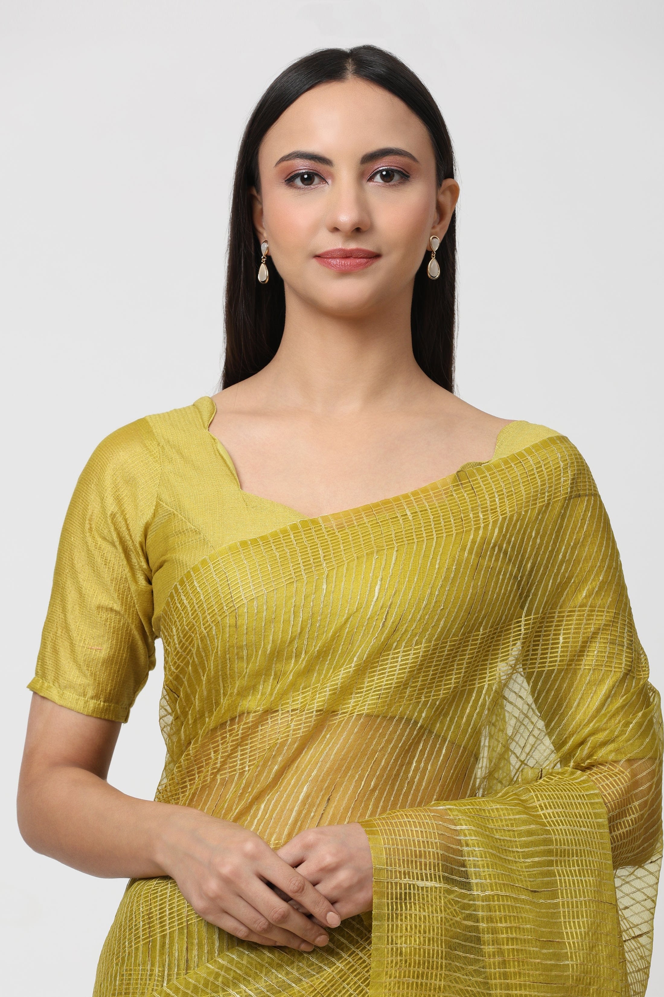 National Handloom, BGP Saree GOLDEN BREEZE | Kota Doria | Indidha Saree