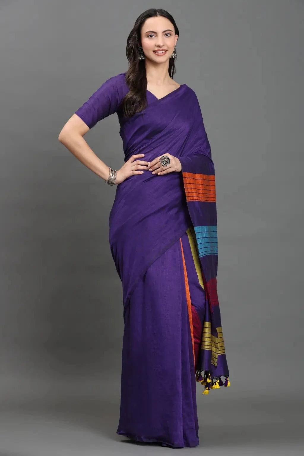 INDIGO CARNIVAL | Pure Cotton | Indidha Saree