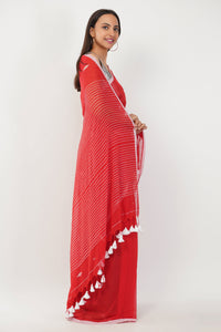 Puja Malakar, Fulia Saree LALIMA | Mul Cotton | Indidha Saree
