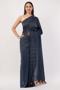 Suman SantiPur Saree KHADI LUXE CHARM | Khadi Cotton | Indidha Saree