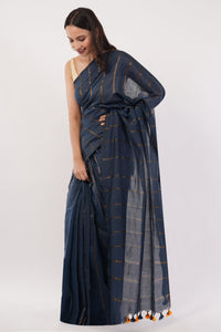Suman SantiPur Saree KHADI LUXE CHARM | Khadi Cotton | Indidha Saree