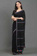 MIDNIGHT KANTHA | Pure Cotton | Indidha Saree -  Black Cotton Saree with Kantha Work | Buy Online  Buy our Pure Cotton Kantha Saree online. Features hand-stitched Kantha work, soft cotton fabric, and a stylish design. Perfect for everyday elegance.
