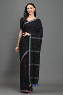 MIDNIGHT KANTHA | Pure Cotton | Indidha Saree -  Black Cotton Saree with Kantha Work | Buy Online  Buy our Pure Cotton Kantha Saree online. Features hand-stitched Kantha work, soft cotton fabric, and a stylish design. Perfect for everyday elegance.