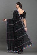 MIDNIGHT KANTHA | Pure Cotton | Indidha Saree -  Black Cotton Saree with Kantha Work | Buy Online  Buy our Pure Cotton Kantha Saree online. Features hand-stitched Kantha work, soft cotton fabric, and a stylish design. Perfect for everyday elegance.