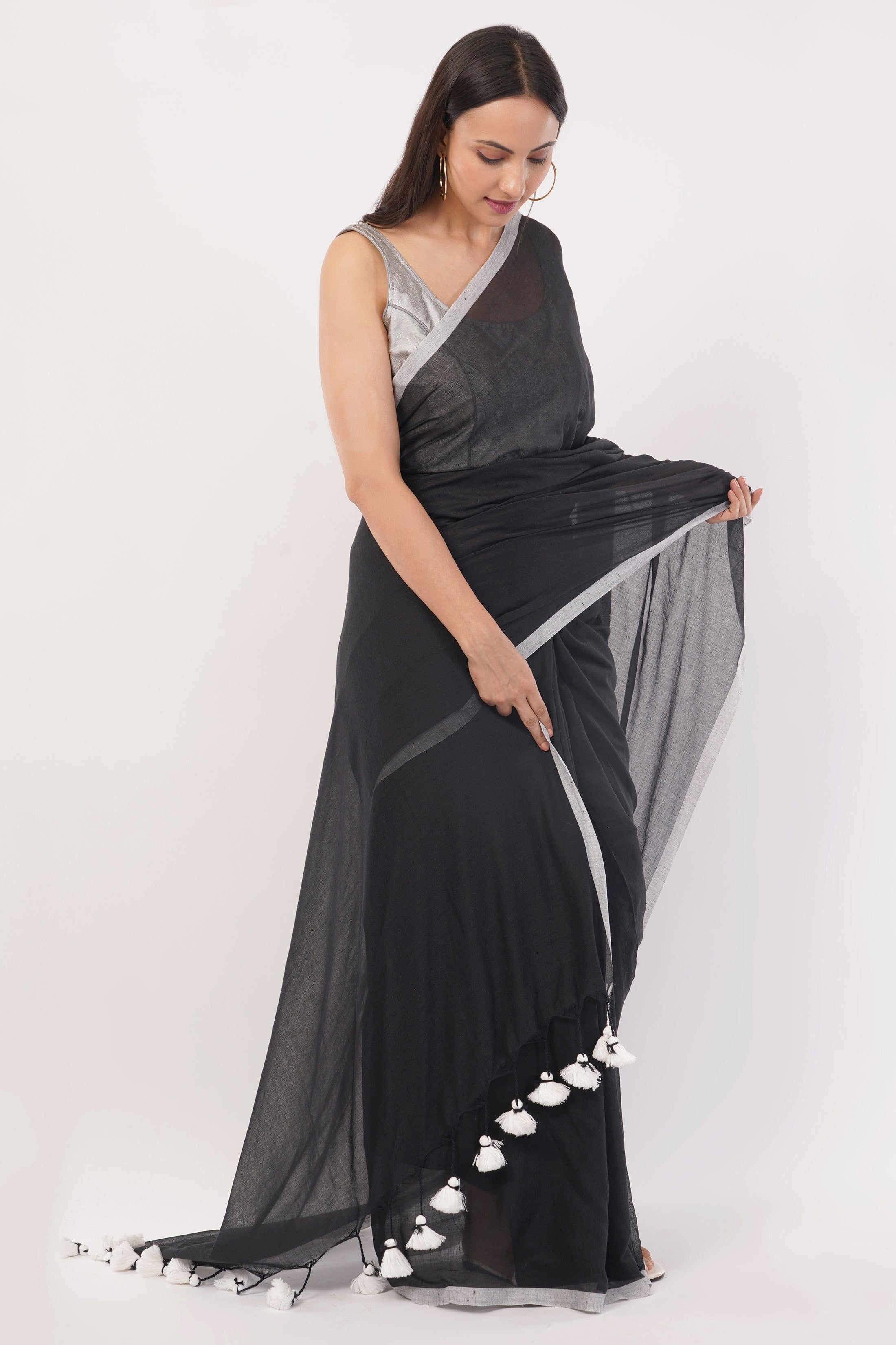 Puja Malakar, Fulia Saree MYSTIC SHADE | Mul Cotton | Indidha Saree