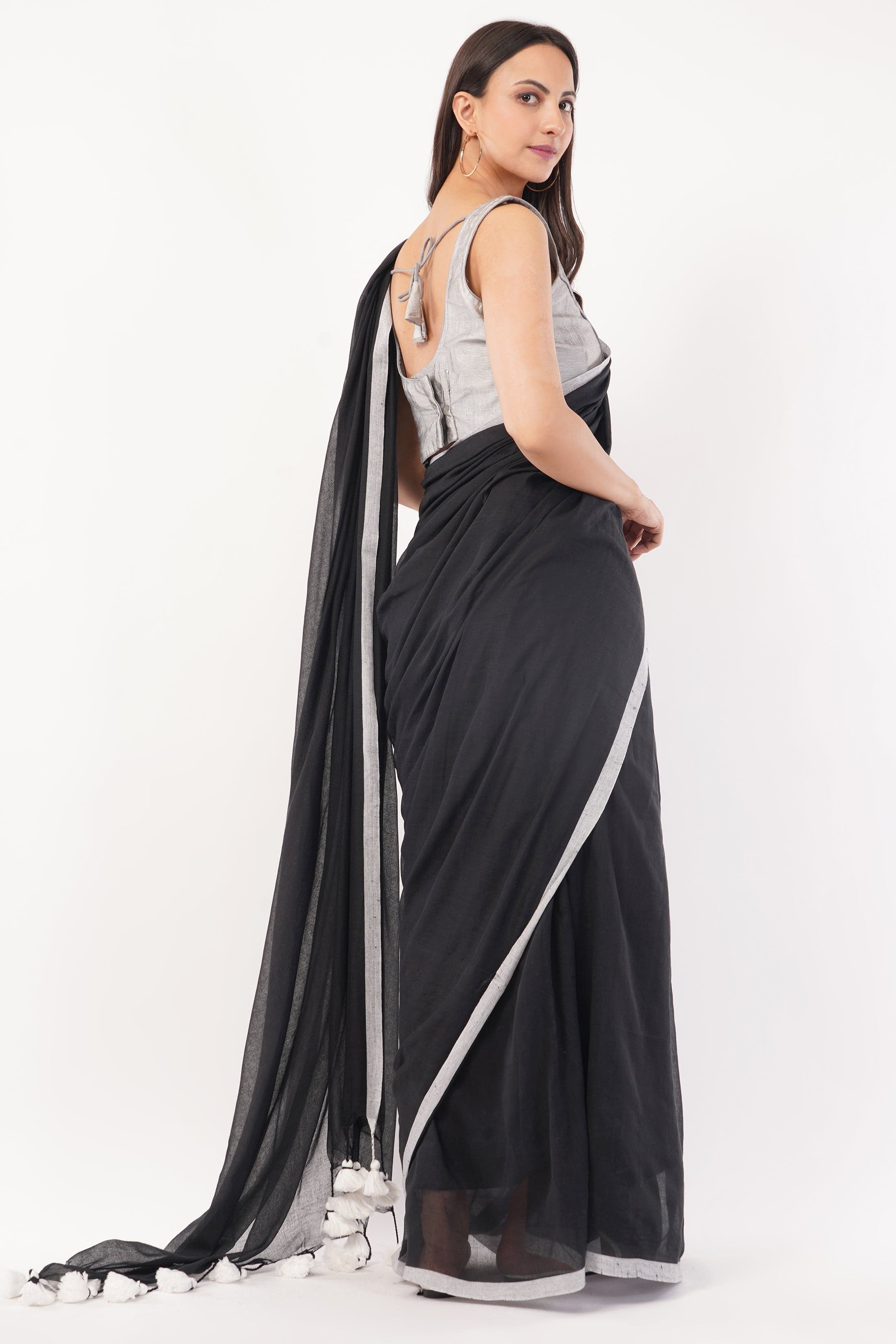 Puja Malakar, Fulia Saree MYSTIC SHADE | Mul Cotton | Indidha Saree