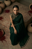 FOREST SPIRIT | Pure Cotton | Indidha Saree