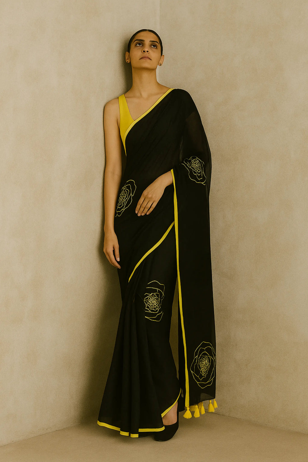 SUNSET ROSE | Mul Cotton | Indidha Saree