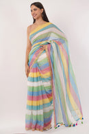 Puja Malakar, Fulia Saree PRISMATIC ELEGANCE | Mul cotton | Indidha Saree