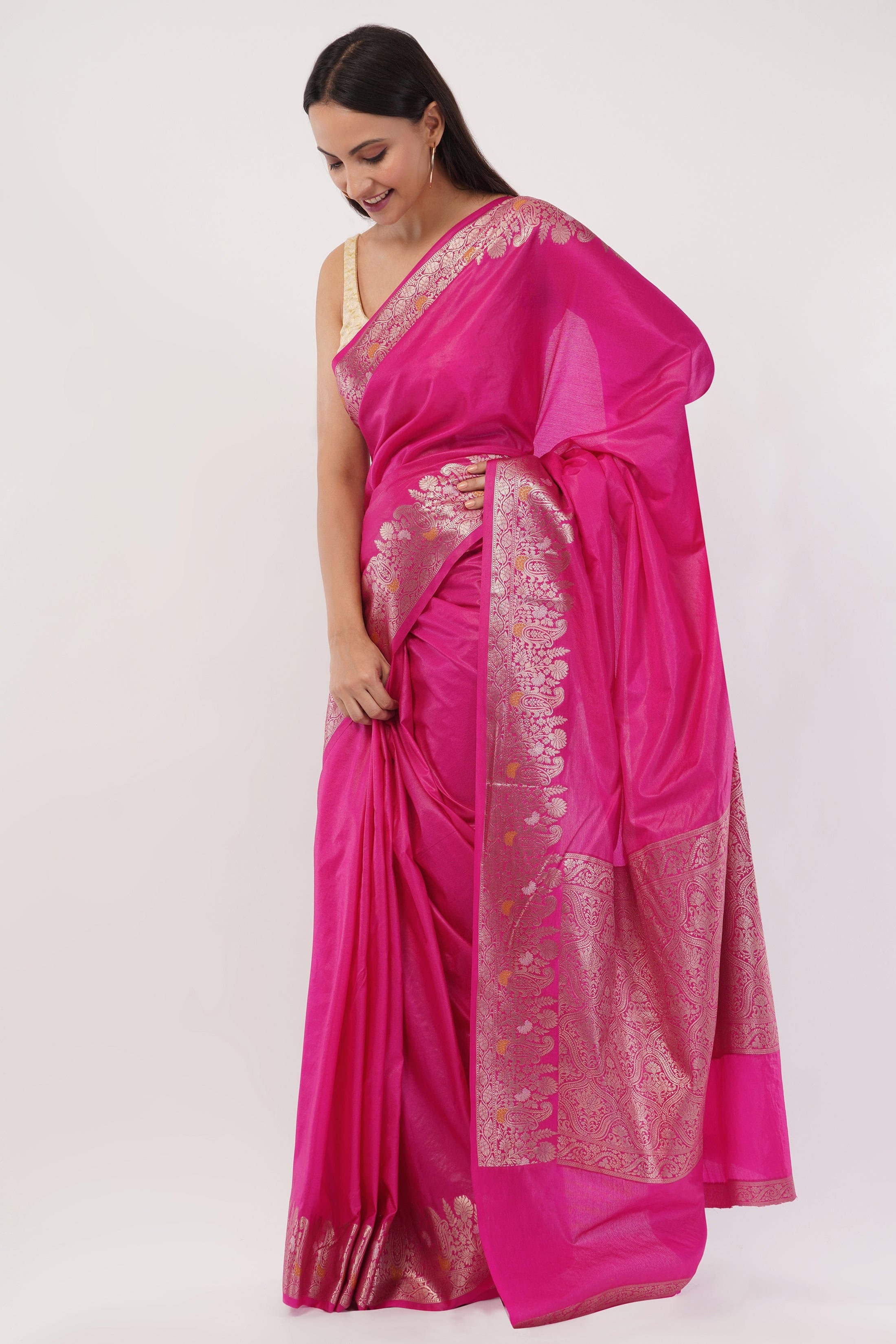ROSETTE ROYAL | Georgette | Indidha Saree