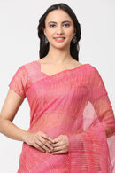 National Handloom, BGP Saree ROSY BLUSH | Kota Doria | Indidha Saree