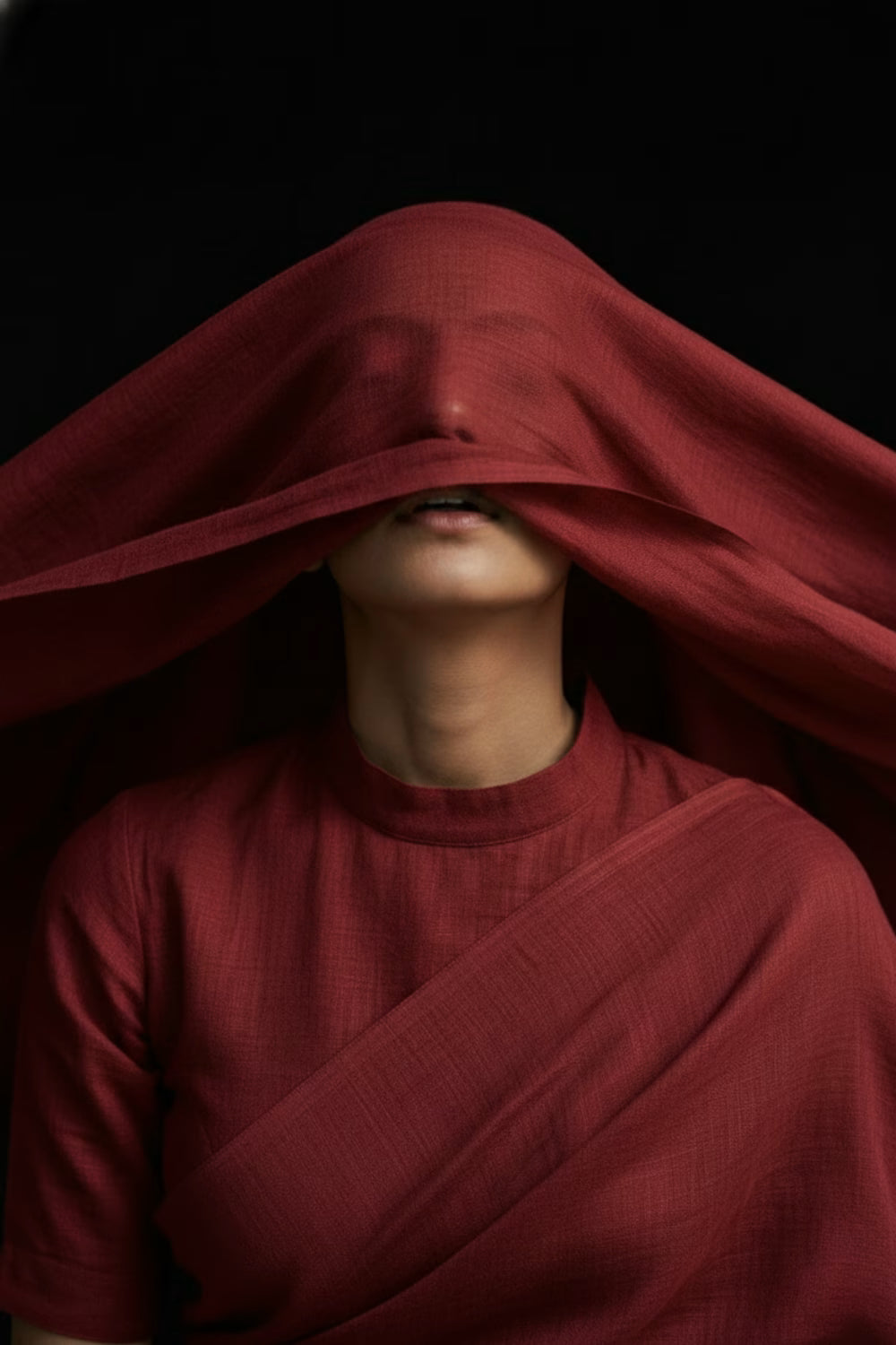 Red Clay | Slub Cotton | Indidha Saree