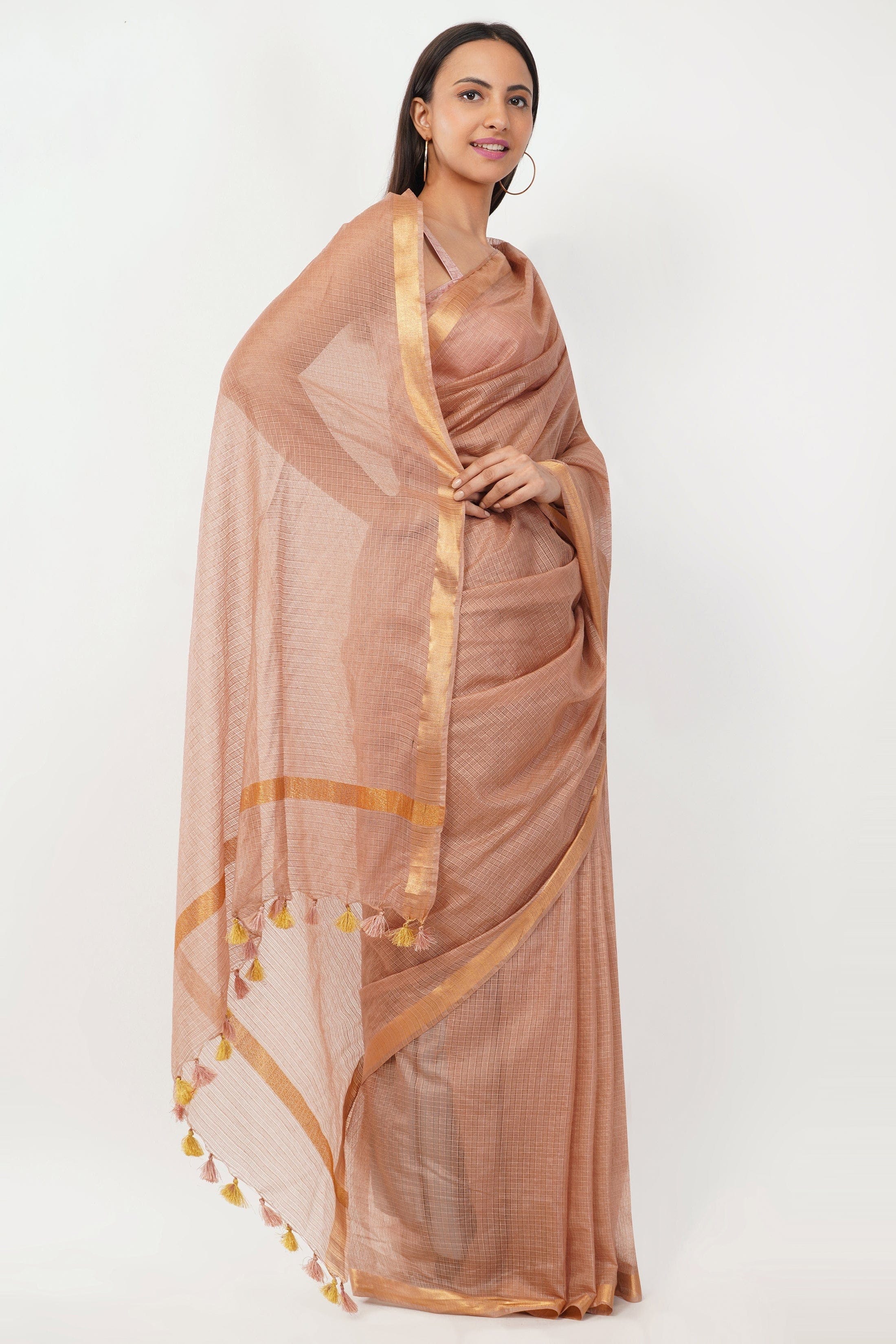Indidha Saree SUBTLE BLOOM | Kota Doria | Indidha Saree