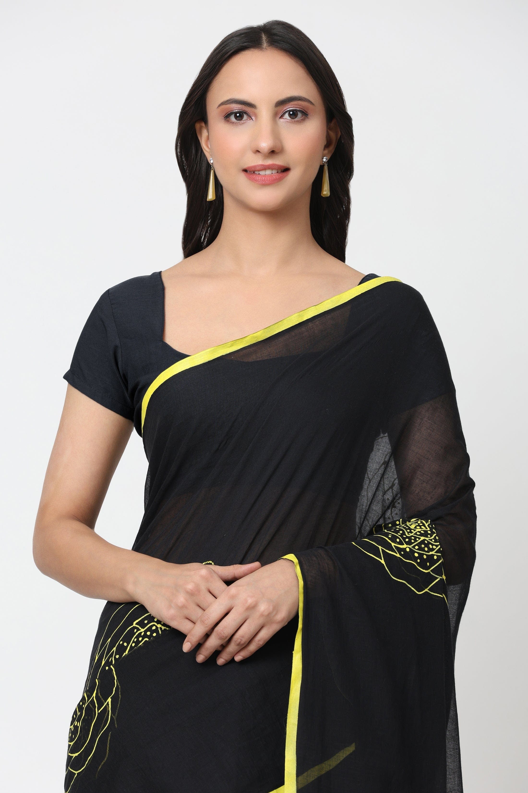 Puja Malakar, Fulia Saree SUNSET ROSE | Mul Cotton | Indidha Saree