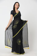 Puja Malakar, Fulia Saree SUNSET ROSE | Mul Cotton | Indidha Saree