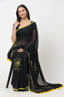 Puja Malakar, Fulia Saree SUNSET ROSE | Mul Cotton | Indidha Saree