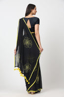 Puja Malakar, Fulia Saree SUNSET ROSE | Mul Cotton | Indidha Saree