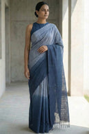 Slate Shift | Slub Cotton | Indidha Saree