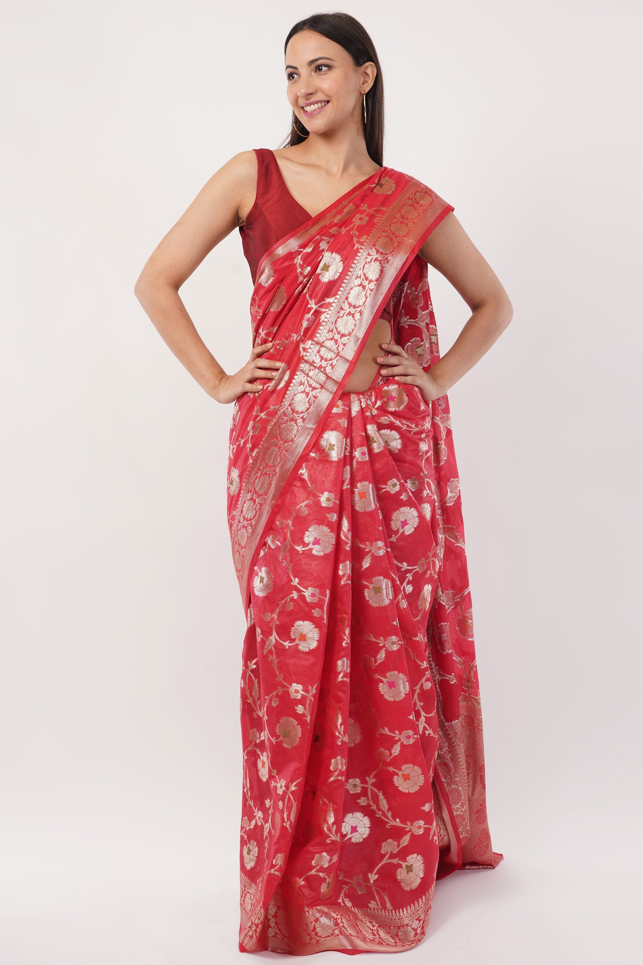 National Handloom, BGP Saree TEJ RUPA | Georgette | Indidha Saree