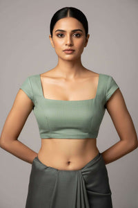 Leaf Quiet | Mul Cotton | Blouse Fabric