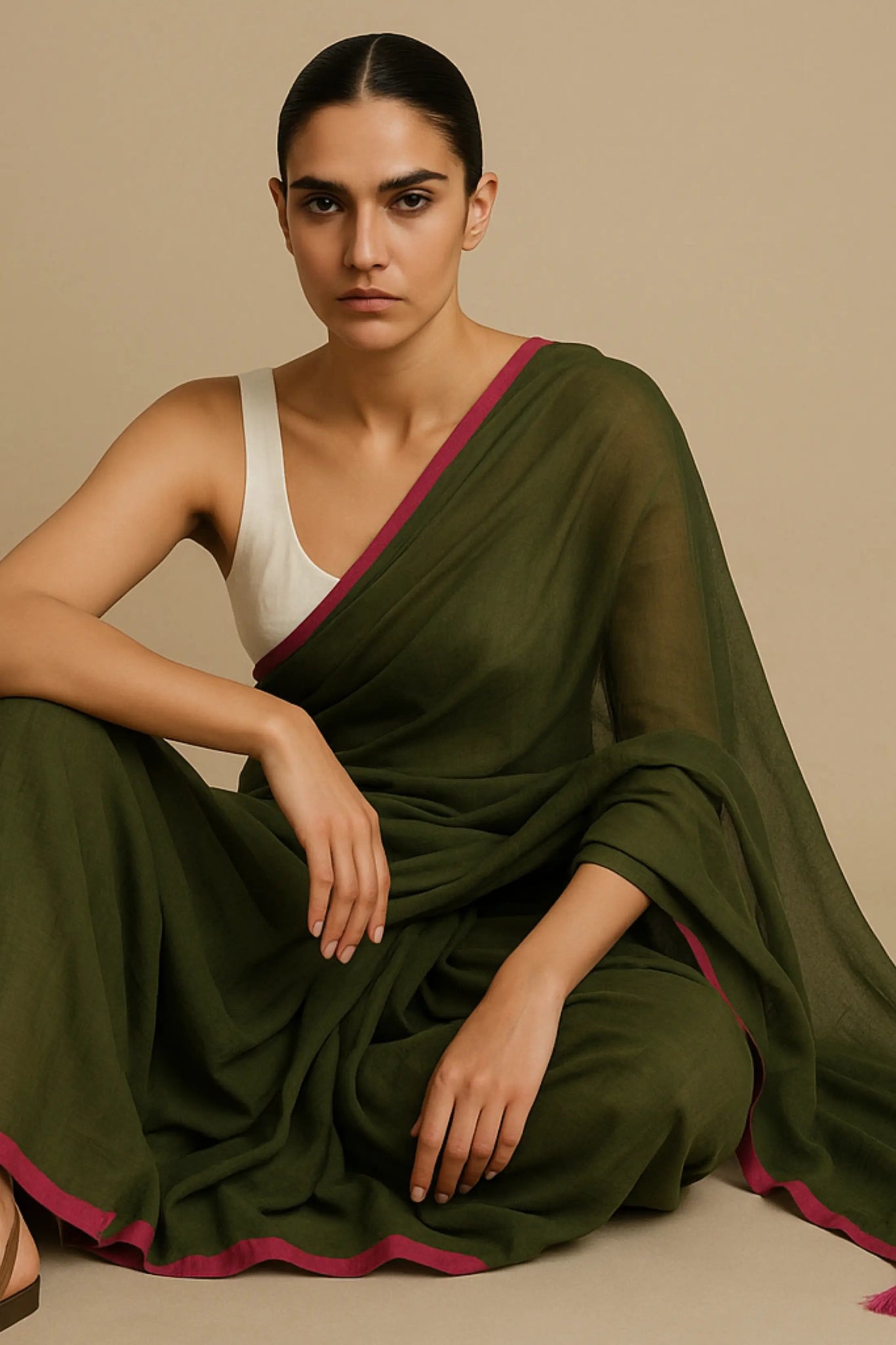 AFSANA | Mul Cotton | Indidha Saree