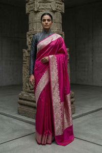 ROSETTE ROYAL | Georgette | Indidha Saree
