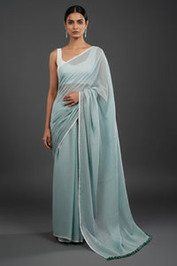 AQUA MIST | Mul Cotton | Indidha Saree