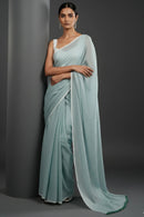 AQUA MIST | Mul Cotton | Indidha Saree