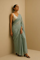 AQUA MIST | Mul Cotton | Indidha Saree