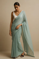AQUA MIST | Mul Cotton | Indidha Saree