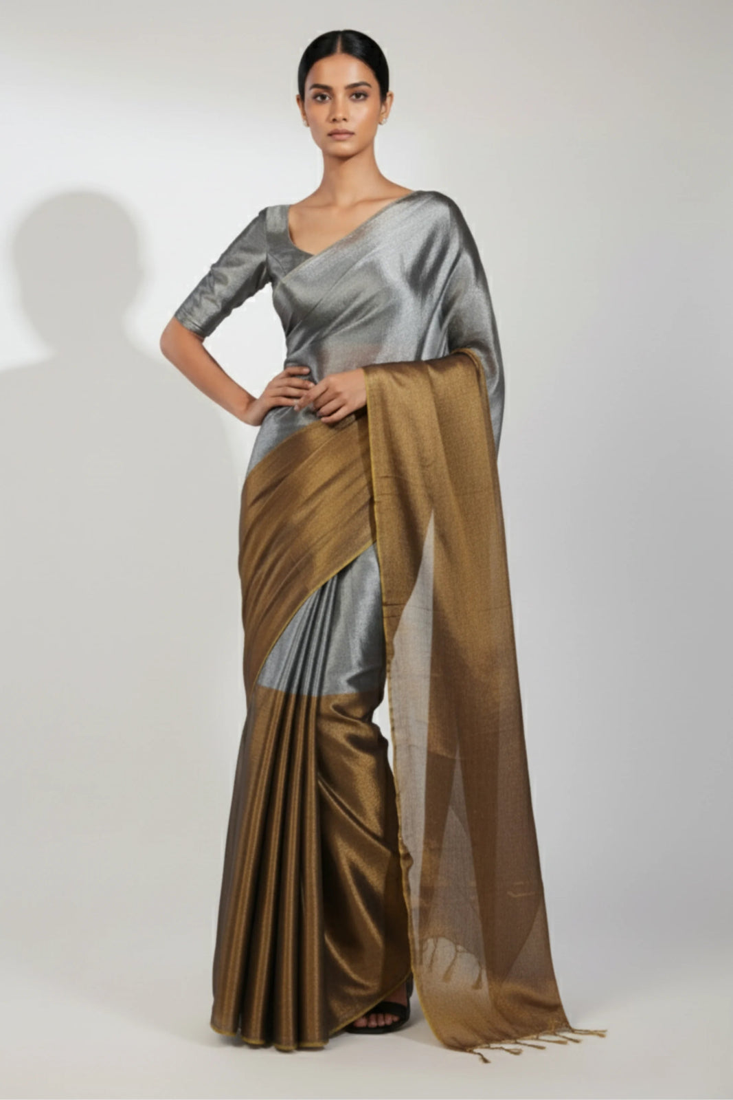 ARDHNARI | Handloom Tissue | Indidha Saree