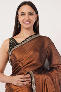 AUTUMN LUXE | Handloom Tissue | Indidha Saree