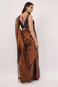 AUTUMN LUXE | Handloom Tissue | Indidha Saree