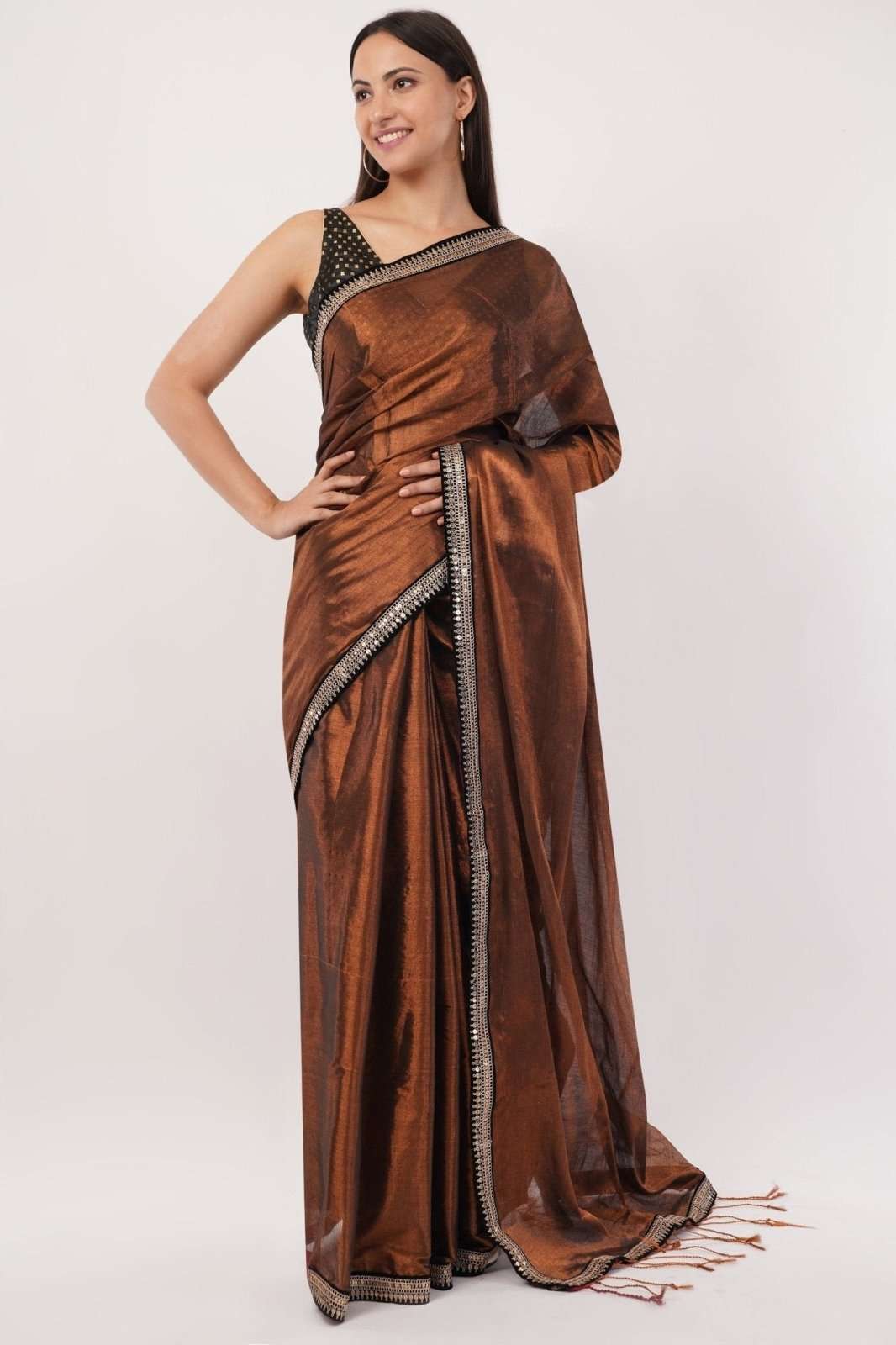 AUTUMN LUXE | Tissue | Indidha Saree