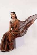 AUTUMN LUXE | Handloom Tissue | Indidha Saree