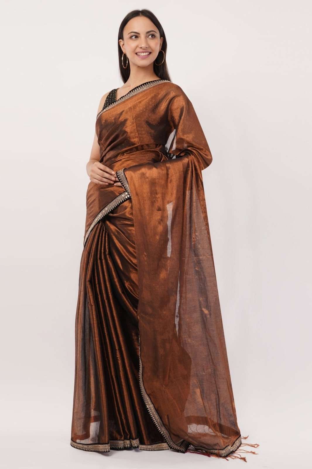 AUTUMN LUXE | Tissue | Indidha Saree