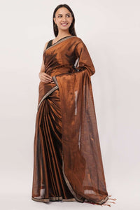 AUTUMN LUXE | Handloom Tissue | Indidha Saree