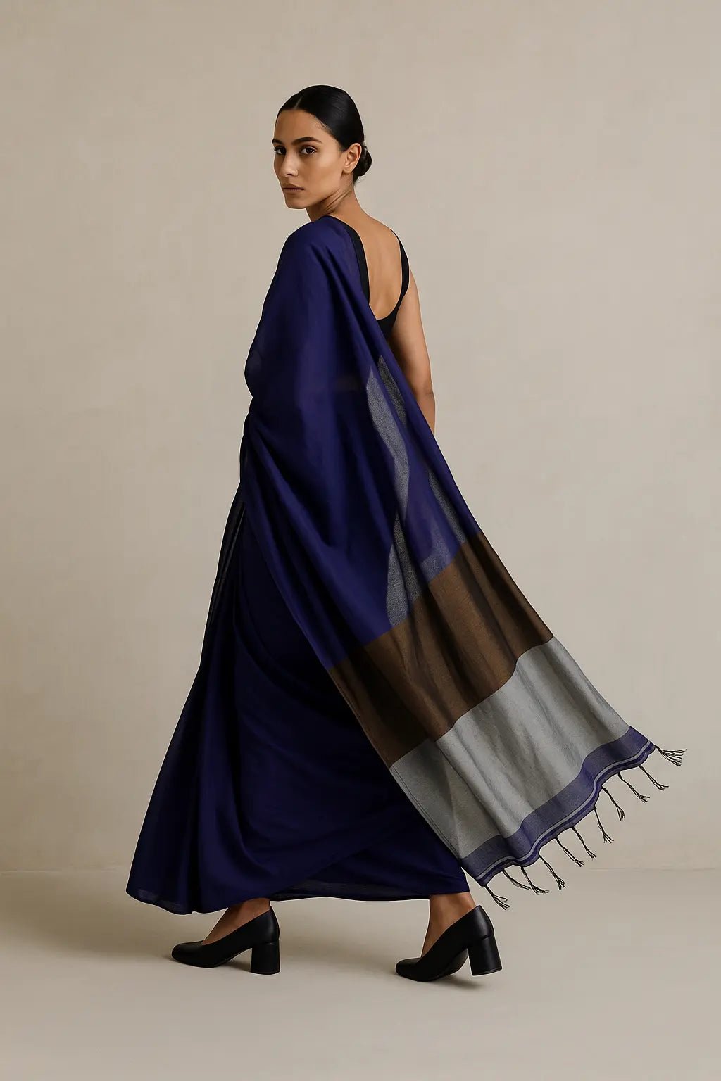 AZURE | Cotton | Indidha Saree