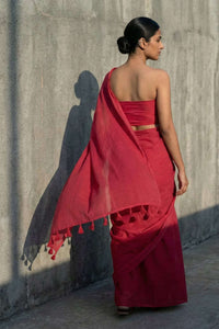Rouge Still | Mul Cotton | Indidha Saree